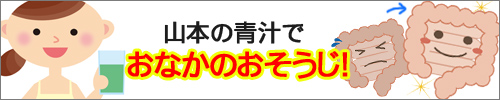 山本の青汁でおなかのおそうじ!